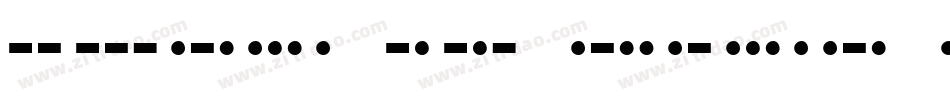 Morse NK Laser Italic字体转换
